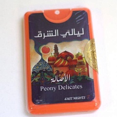 Масляные духи в упаковке спрей-покет PEONY DELICATES 